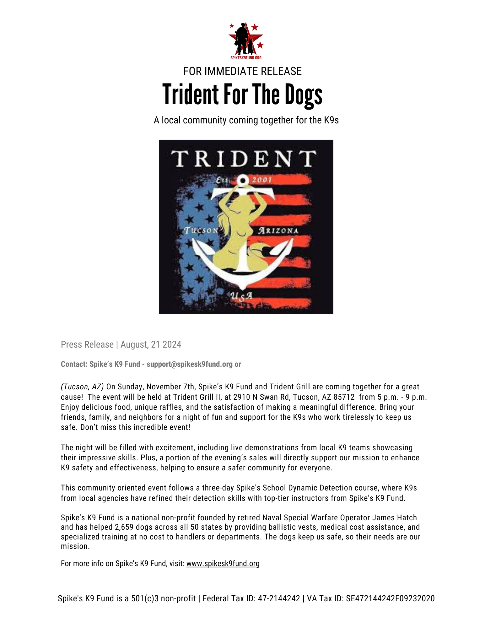 Trident For The Dogs