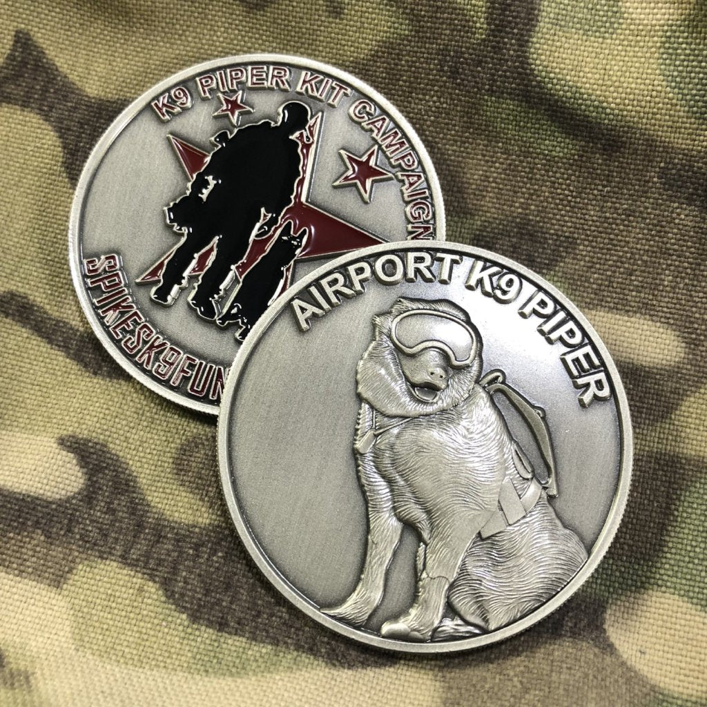 K9 Piper Kit Campaign Challenge Coin